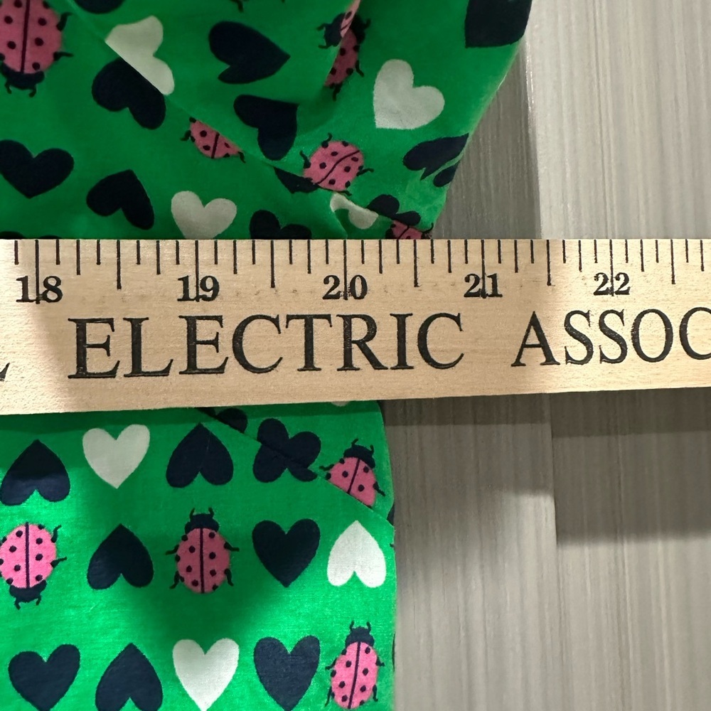 Talbots Ladybug Heart Pattern Button Down Artsy C… - image 4